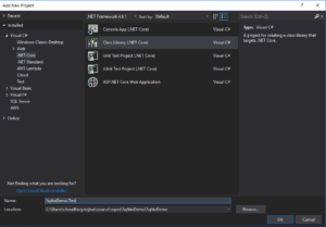 SQLite database and .Net Core application - A unit test usecase