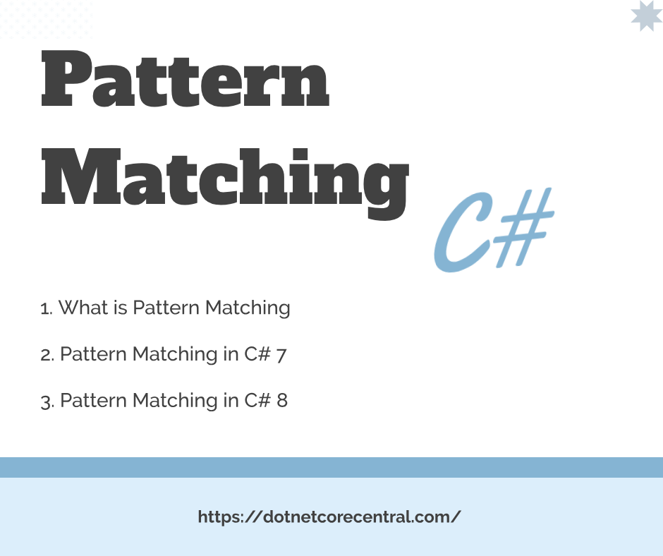 pattern matching in C#