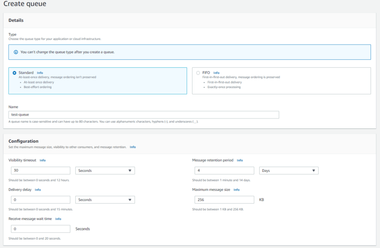sqs-create-queue - .Net Core Central